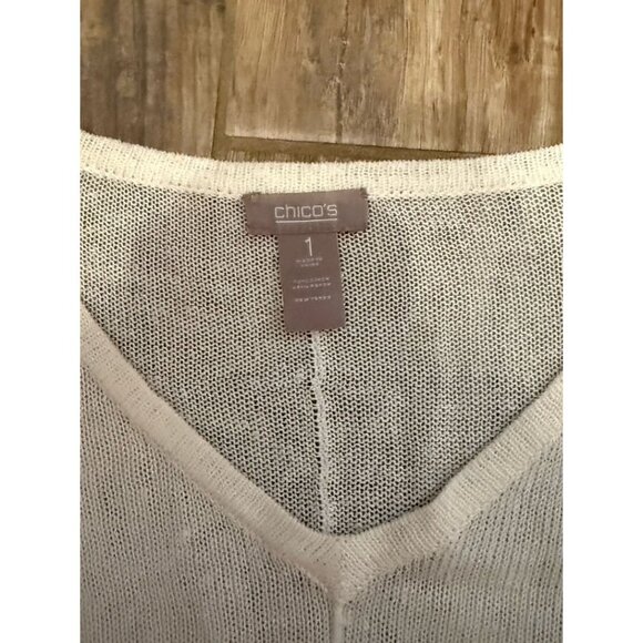 Chico’s Lightweight Ombré Sweater - Picture 2 of 3